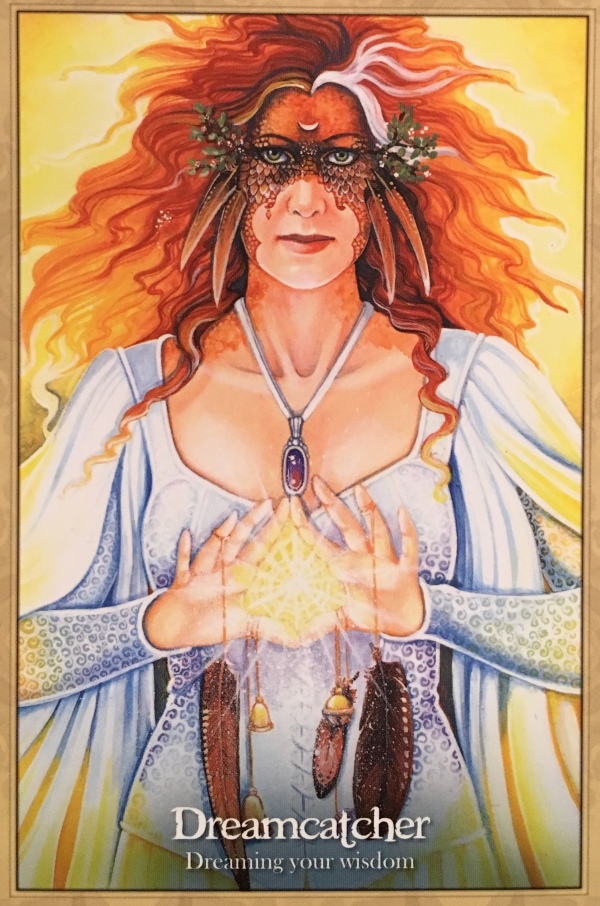Dreamcatcher, from the Oracle Of The Dragonfae, by Lucy Cavendish