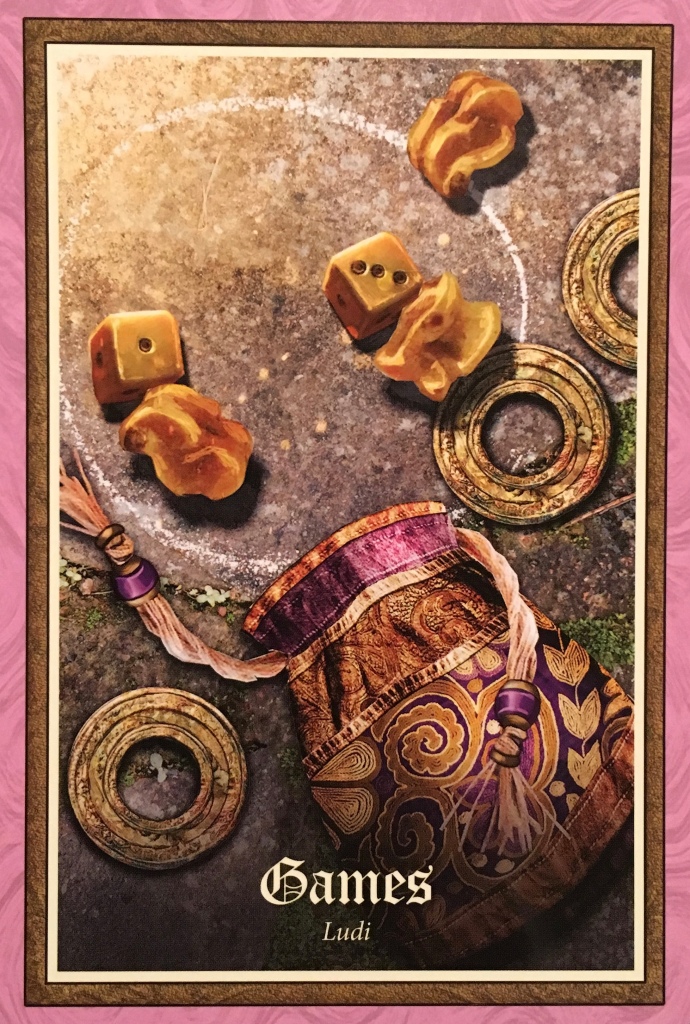 Games ~ Ludi, from the Gospel Of Aradia, by Stacey Demarco, Artwork by Jimmy Manton